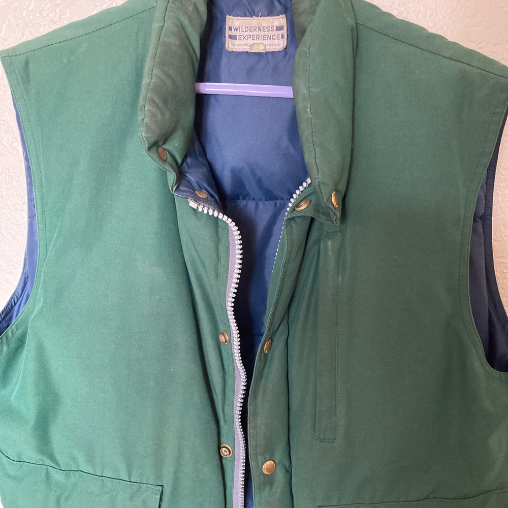 Vintage 80’s Wilderness Experience Puffer Vest
